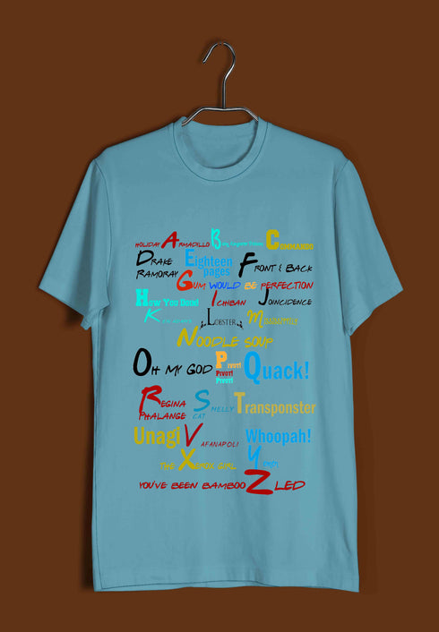 2 TV Series A-Z Custom Printed Graphic Design T-Shirt for Men